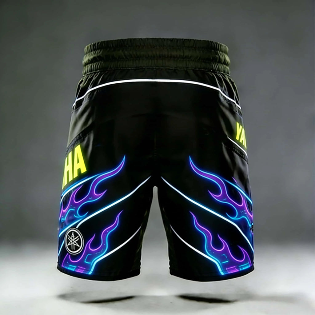 2026 Summer New Yamaha Trend Fashion Sports Outdoor Fitness Shorts  Men Women Large Casual Motorcycle Riding Shorts
