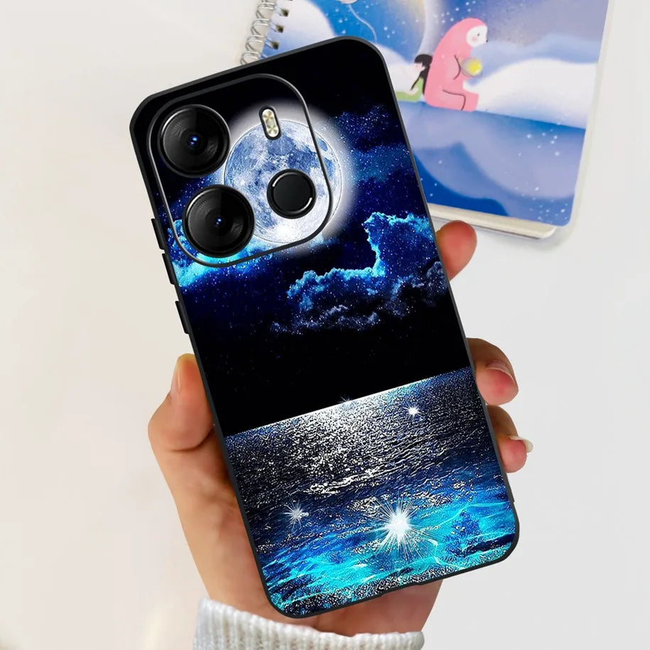 For Tecno Pop 7 Pro Pop7 Case Fashion Marble Soft Silicone Matte Coque For Tecno Spark Go 2023 Funda Pop7Pro BF6 BF7 BF7h Bumper