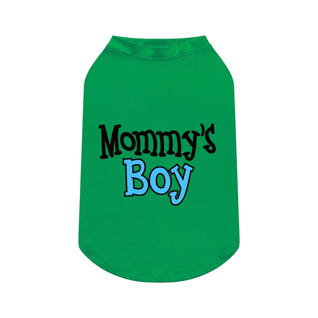 Funny "Mommy's Boy" "Daddy's Girl" Pet T-Shirt Summer Dog Clothes for Small Medium Dogs Cats Cute Letter Print Puppy Vest