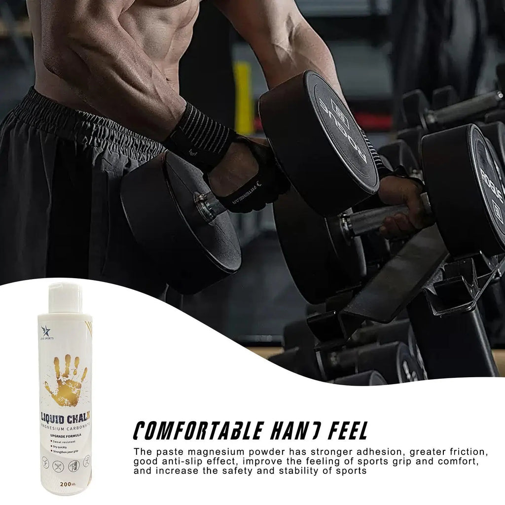 Sports Liquid Magnesium Powder Fitness Lifting Anti Slip Cream Grip Liquid Magnesium Comfortable Feel For Rock Climbing Gym