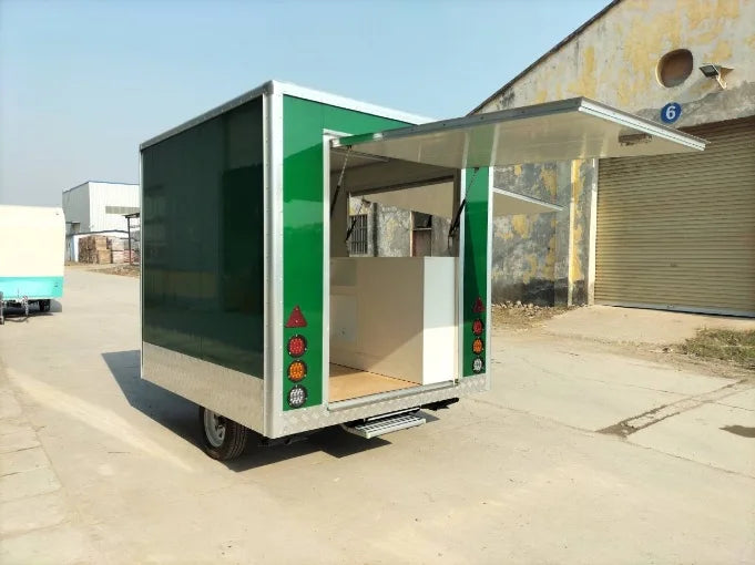 Cheap Mobile Kitchen Trailer Fully Equipped Food Truck Mini Food Cart For Coffee And Snacks Use