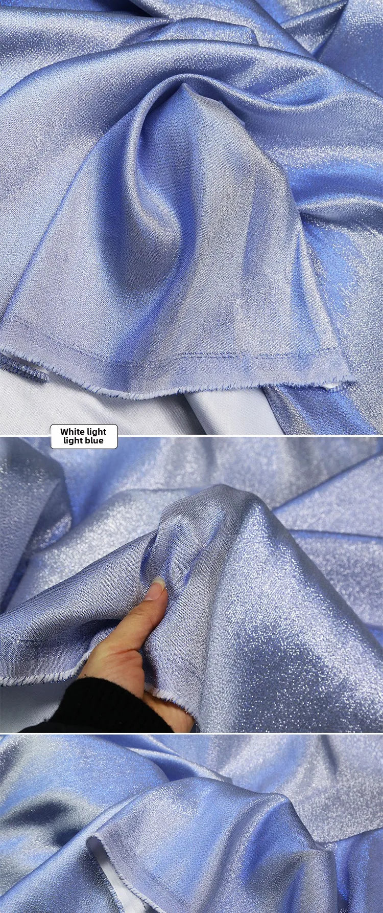 Mermaid Gradient Phantom Fabric Glitter By The Meter for Upholstery Skirts DIY Sewing Fashion Designer Cloth Breathable Textured