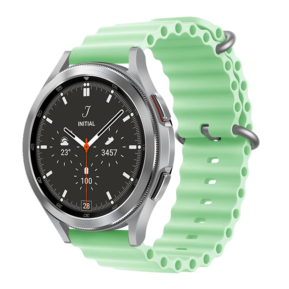 18mm 20mm 22mm Ocean Strap For Xiaomi Watch S3 S2 Mi Watch 2 Pro Sport Silicone Band For Garmin Venu 3S 2S Huawei GT4 41mm 46mm