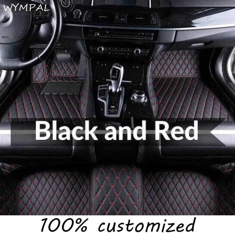 Car Mats Floor For Hyundai Kona Electric OS 2018 2019 2020 2021 2022 Anti Dirt Protective Carpets Leather Mats Car Accessoriess