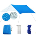 3x3 3x4 3x5m Camping Canopy Outdoor Sunscreen Awning Portable Waterproof Tarp Multifunctional Shelter
