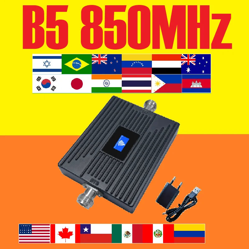 HWATEL Low Cost Band B8 B7 B58 B3 B1 850 900 1800 2100 2600 MHZ Single Band Cellular Amplifier Mobile Signal Booster Repeater