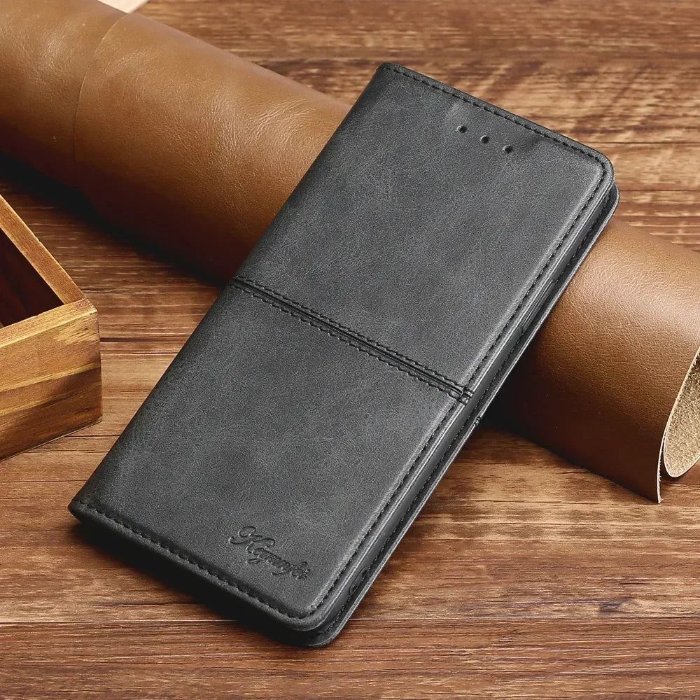 Luxury Magnetic Leather Flip Mobile Phone Case for Motorola Edge 50S 50 Pro 50 Fusion Edge 5G 2024 Protect Cover Coque