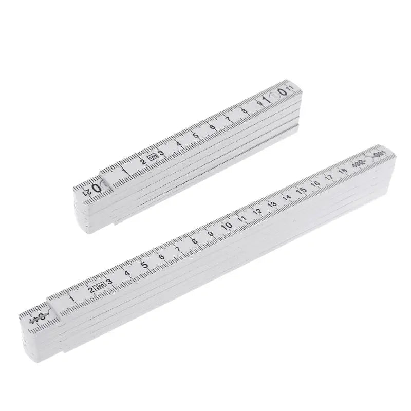 Folding Ruler Metric Measurements Lightweight Composite Construction Ruler 1M 2M for Craftsman Carpenters  EDC Tool Accessories