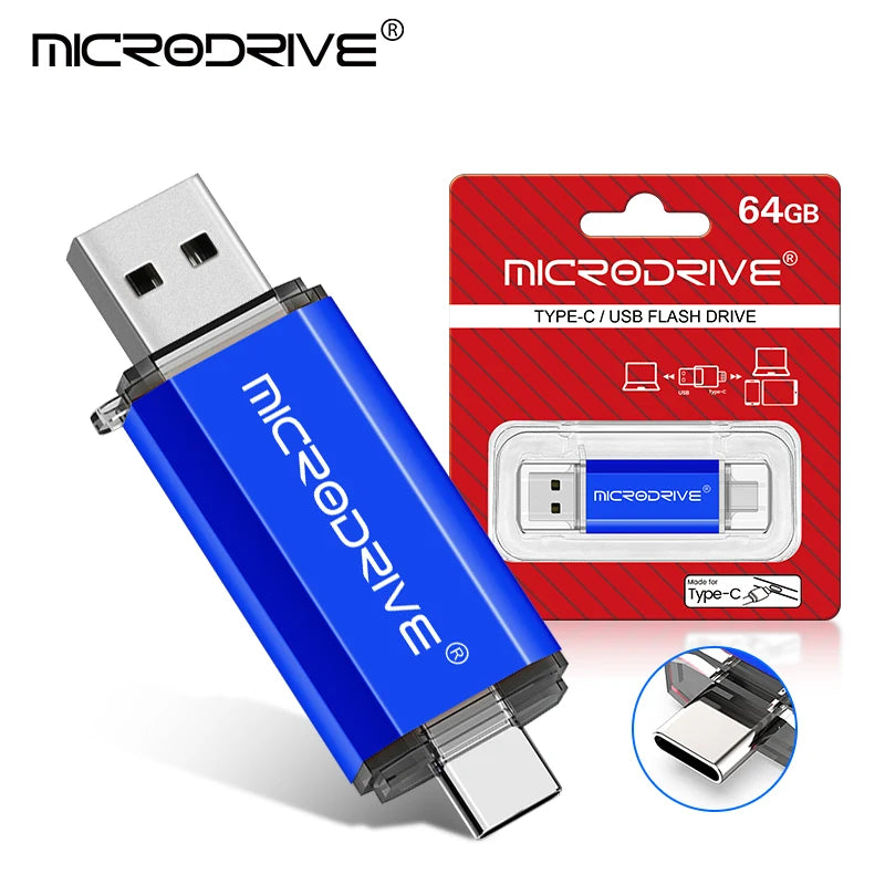 OTG  type c USB Flash drive cle Real capacity 8GB 16GB 32GB 64GB 128GB USB MICRO pendrive for smart phone