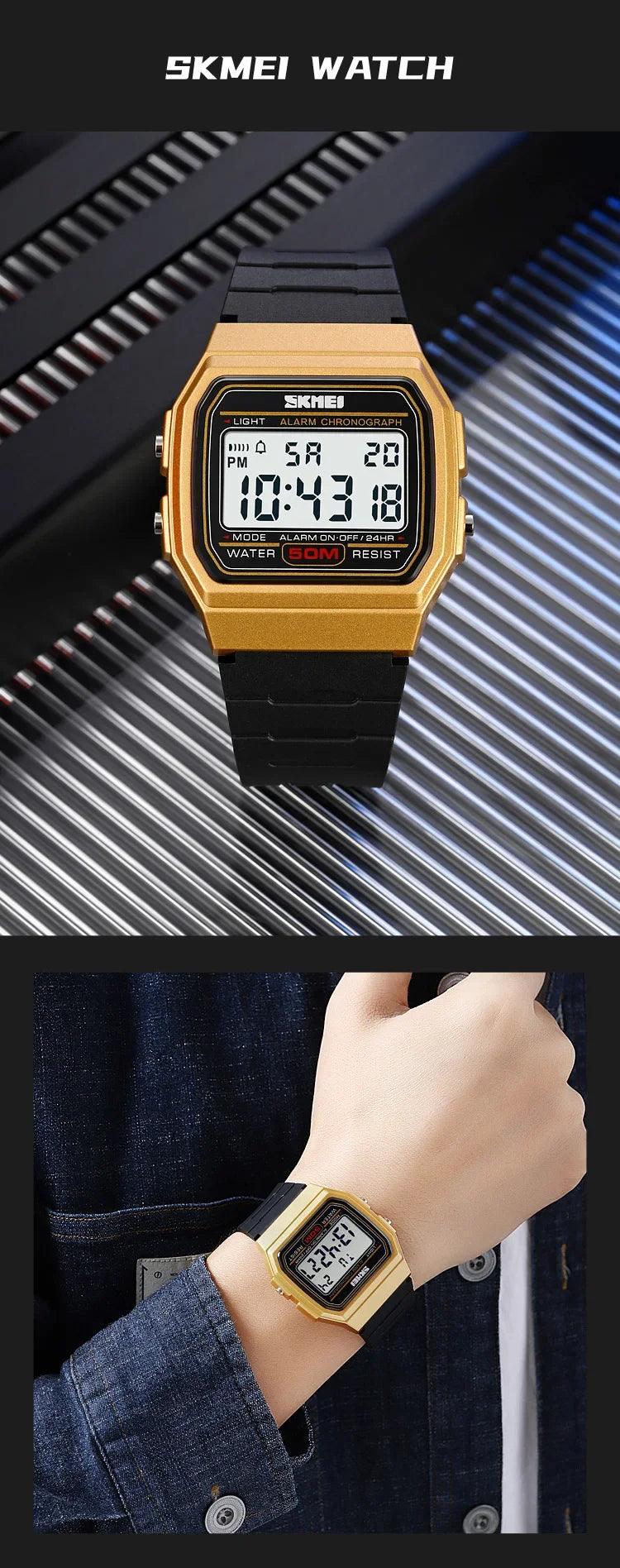SKMEI 2042 Military Clock reloj hombre Digital Sport Watches  Mens Outdoors 5Bar Waterproof Chrono Date Week Men Wristwatches