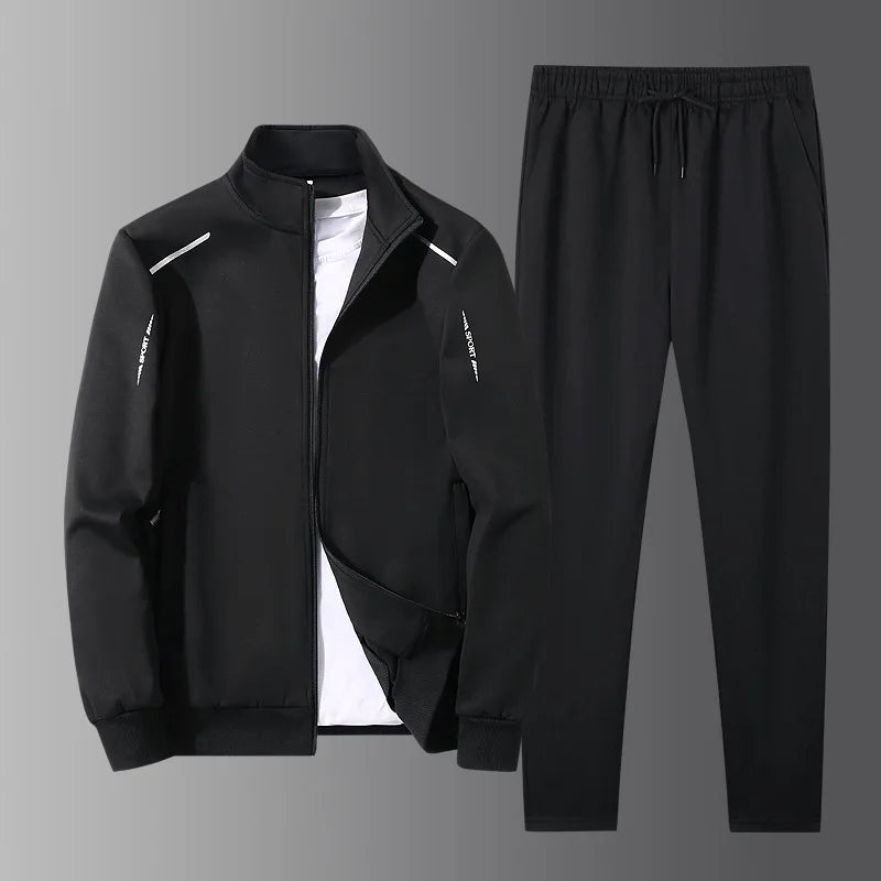 Men's Outdoor Sports Set Two Piece Running Hoodie Sports Set Daily Leisure Fitness Set Team Wholesale Available