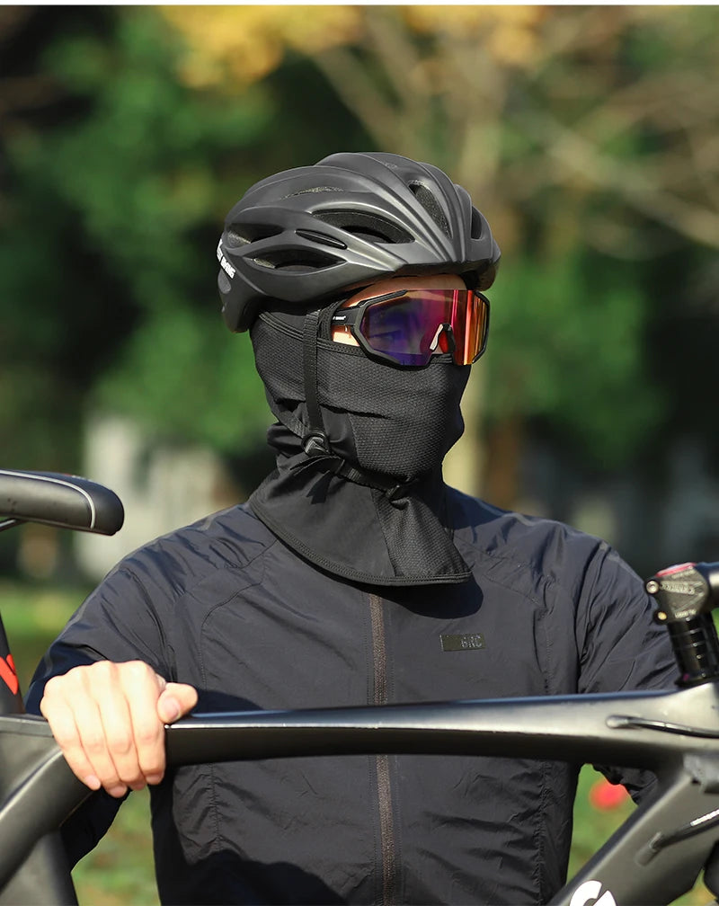 WEST BIKING Summer Cycling Face Mask Cool Breathable Sports Balaclava Men Women Bicycle Motorcycle Sun UV Protection Cycling Cap