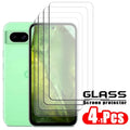 2/4 Pcs For Google Pixel 8A Glass Google Pixel 8A Glass 9H Clear Cover Screen Protector Google Pixel 8A 8 Pro 6A 7A 7 Lens Glass
