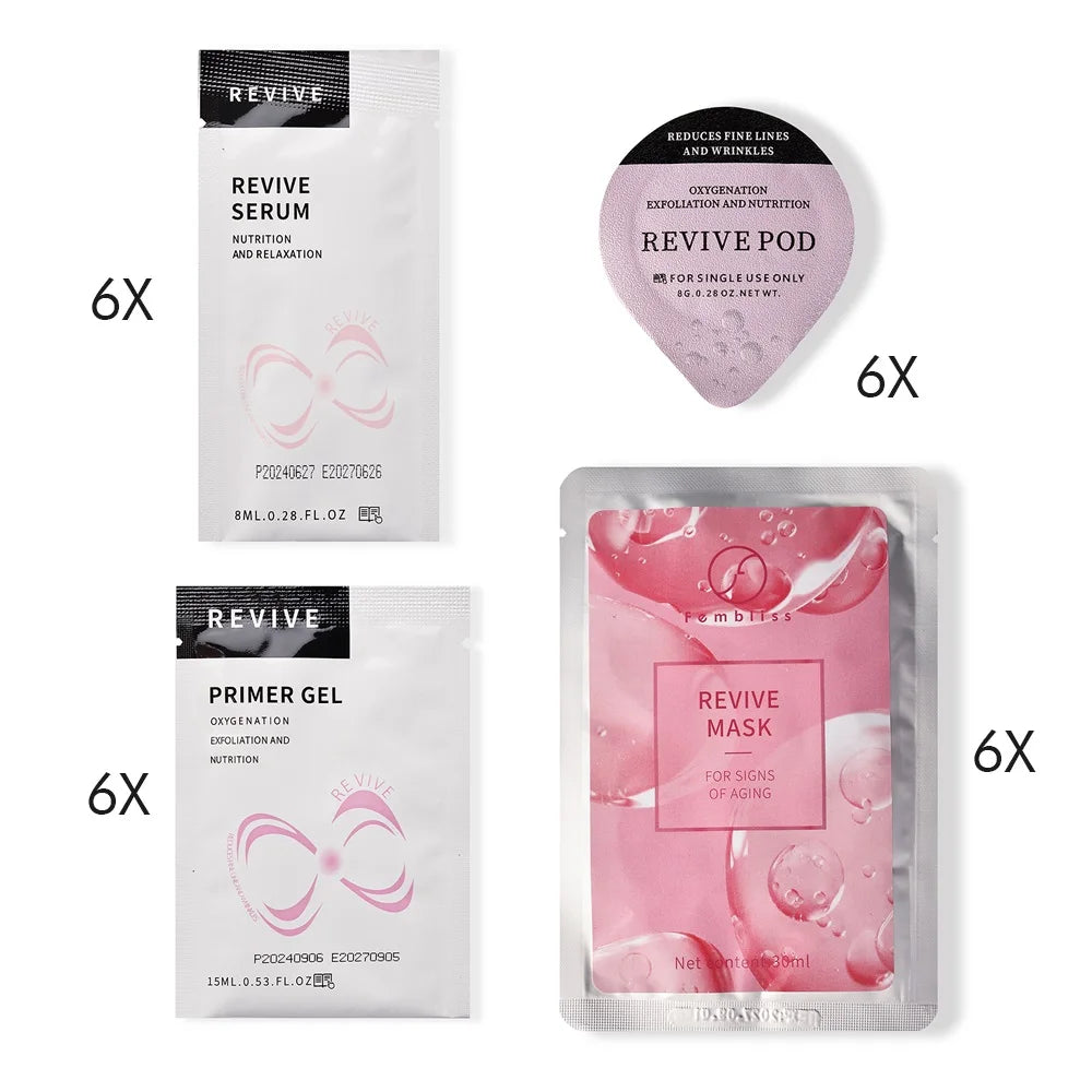 3.0 Glam Revive Hydrate Detox kit Pods Serum For Oxygen Bubble Pen Aqua Facial Machine Skincare CO2 Serum Capsule Gels Facial SP