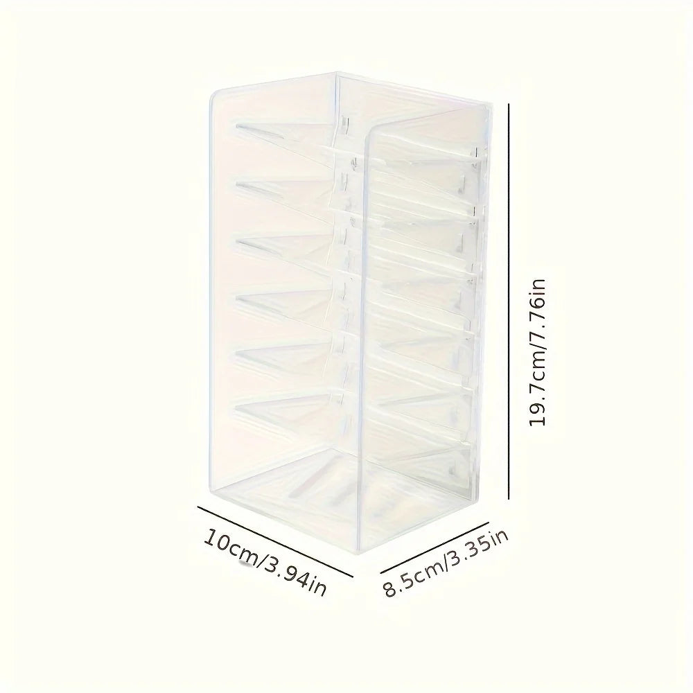 Mirror cabinet specific slim bathroom organizer - cosmetics and lipstick storage box, dressing table cosmetics rack with built-i