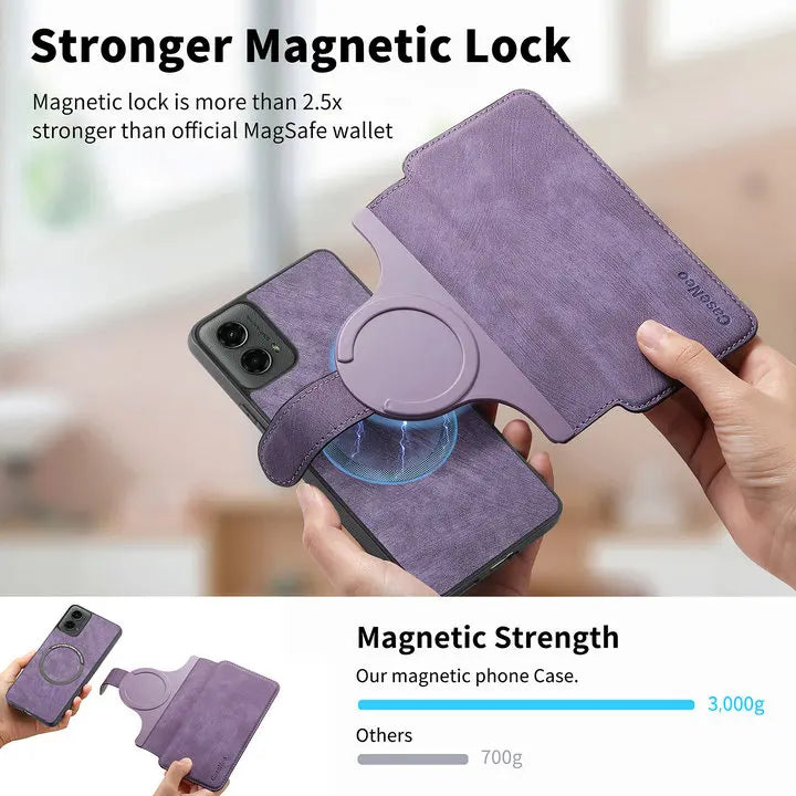 Edge 50 60 Fusion 5G Flip Case For Motorola Edge 60 Pro Detachable Leather Wallet Funda Moto Edge 50 Neo 60s Pro 70 S50 Cover