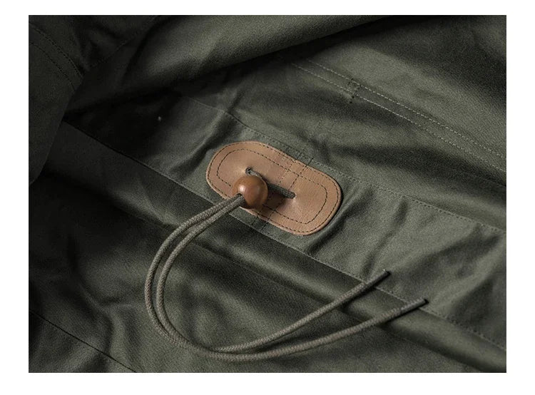 Bronson Army 10th Mountain Division Smock WWII Field Parka Mens Anorak Loose Fit