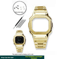 For Casio SHOCK Heart Rate Square DW-H5600 DW H5600 Stainless Steel Case Men's Stainless Steel Watch Strap Bezel Watchband Shell
