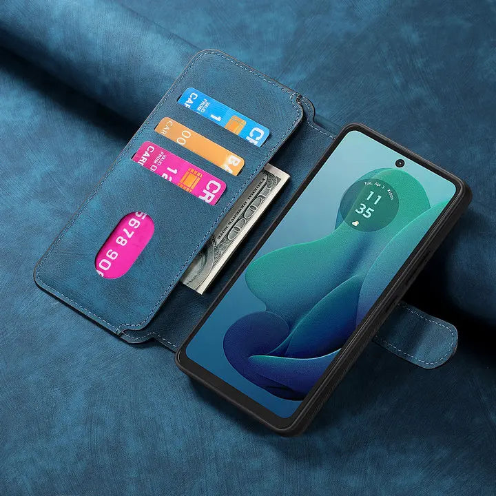 Edge 50 60 Fusion 5G Flip Case For Motorola Edge 60 Pro Detachable Leather Wallet Funda Moto Edge 50 Neo 60s Pro 70 S50 Cover
