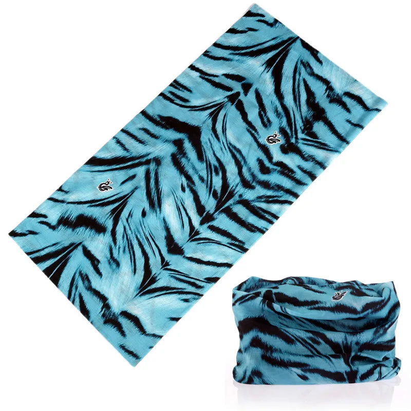 Beautiful Leopard Print Headdress Deporte Sport Face Mask For Women Cycling Bandanas Tube Headband Female Balaclava Head Scarf