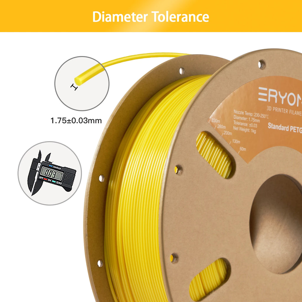 ERYONE 1/5/10KG PETG Filament 3D Print 1.75mm,Multicolor Available,1kg petg filament,3D Printing Filament Wholesal ,1KG/Spool