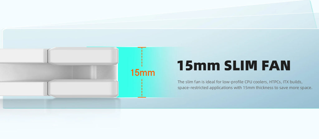ID-COOLING TF-9215 9015 ARGB Super Slim Thinckness 15mm Ultra-Thin PWM Temperature Control 9cm Chassis Cooling Fan 5V RGB