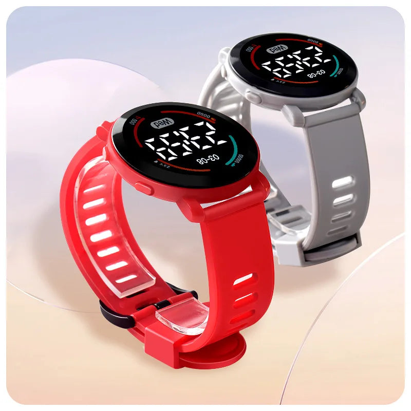 LED Digital Kids Watches Luminous Waterproof Sport Children Watch Silicone Strap Electronic Wrist Watch For Boys Gril reloj niño