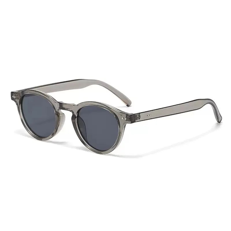 Men's New Retro Round Frame Myopia Sunglasses Men and Women Fashion Trend Myopia Glasses Outdoor Sunscreen Ultraviolet Glasses