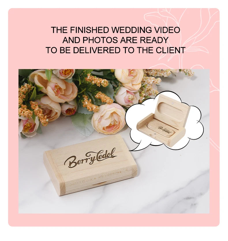 JASTER Wooden USB 3.0 Flash Drives 128GB Free Custom Logo Pen drive 64GB 32GB with Box Memory Stick Creative gift Laptop U disk