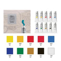 Winsor & Newton Designers' Gouache Introductory 10-Tube Paint Set, 14ml,Blue,green,ivory,white