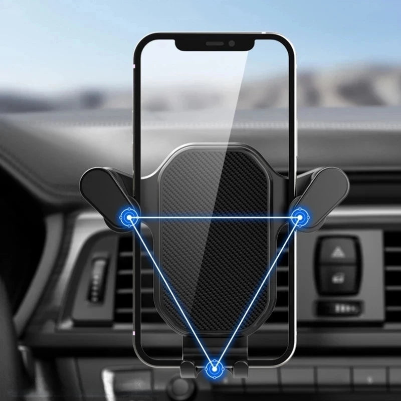 Universal Car Phone Holder Air Vent Hook Clip Mount 360 Degree Rotation Installation Anti Shake Supports Xiaomi For Mobile Phone