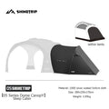 ShineTrip Outdoor Silver Coated Canopy Rainproof And Sunscreen Self-driving PU3000MM Waterproof Camping Sunshade Tent Dome