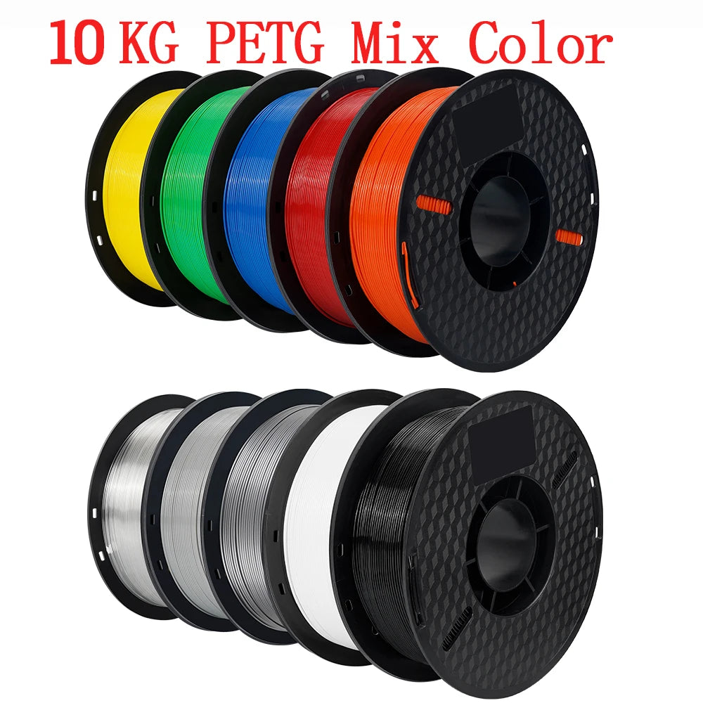 10KG/22LBS Mix Colors PLA TPU PETG filament 1kg 1 75mm For 3D Printer Material for 3D Printing filamento pla 3D Printer Filament