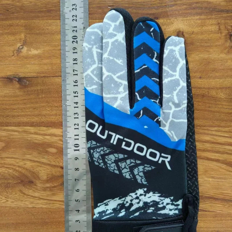 MTB Bike Bicycle Gloves Cycling Full Finger Glove Motorcycle Gloves Men Women Non-slip Sunscreen Breathable Touchscreen Outdoor