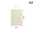 Hanging Hair Claws Clip Storage Organizer for Women Girls Soft Felt Headbands Display Hairpin Sunglasses Accessories Holder Bag