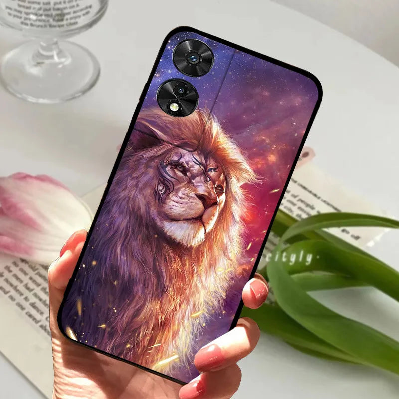 For TCL 505 Case TCL 50 SE / 50 5G Silicone Shockproof Soft Phone Cover for TCL 505 Case Funda Cute TPU Coque Protective Shell