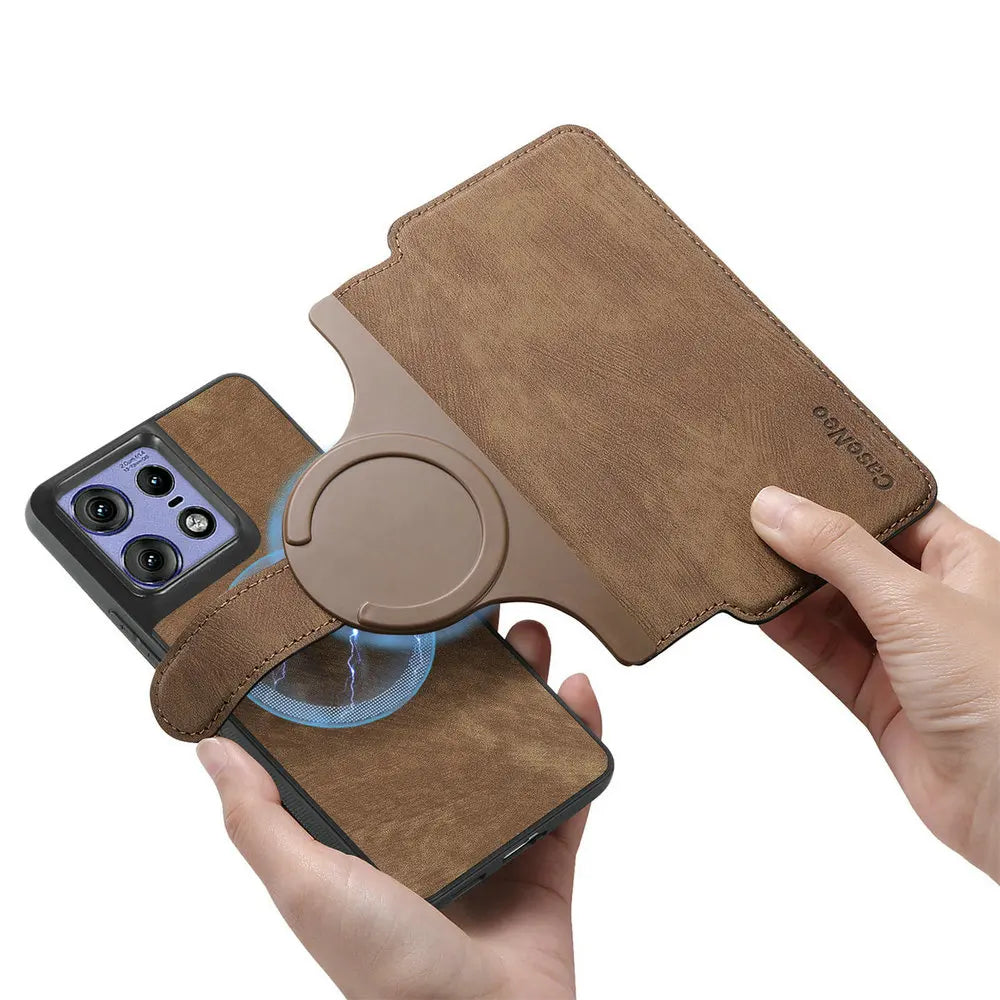 Edge 50 60 Fusion 5G Flip Case For Motorola Edge 60 Pro Detachable Leather Wallet Funda Moto Edge 50 Neo 60s Pro 70 S50 Cover