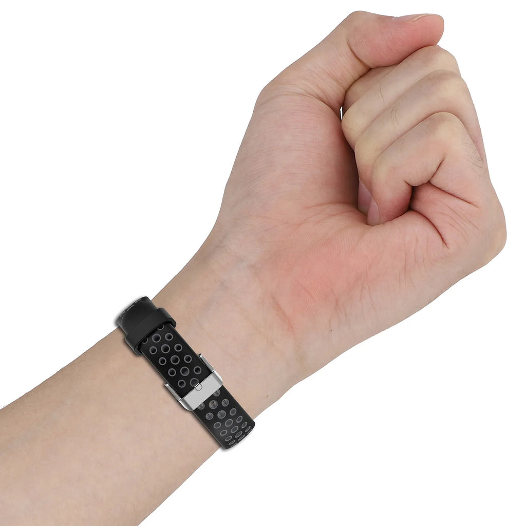 Silicone Watch Strap For Xiaomi Band 9 8 Two-Color Breathable Smart Watchband Replacement Bracelet for Xiaomi Mi Band 8 9 Strap