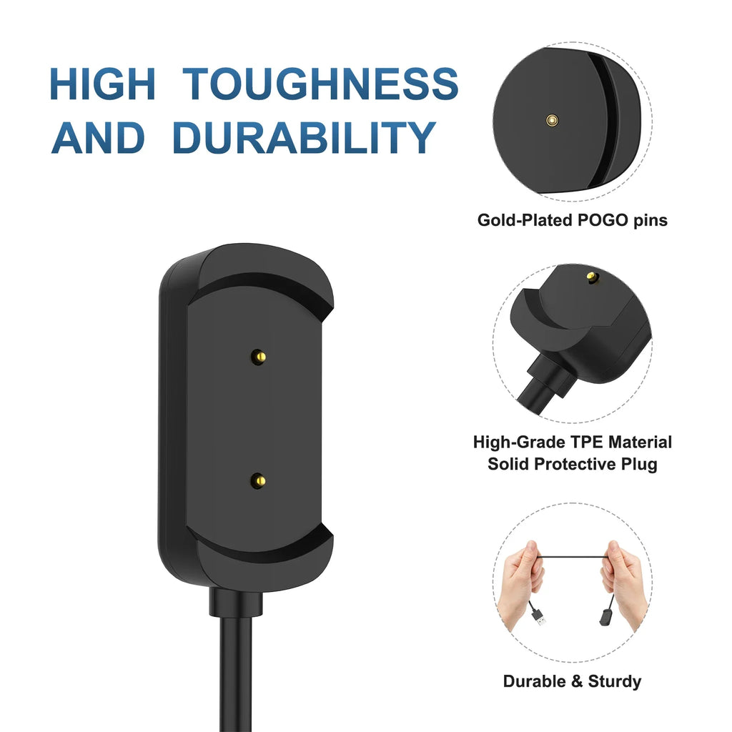 100cm USB Charging Cable For Xiaomi Huami Amazfit T-Rex/GTS/GTR 42MM/GTR 47mm Charger Cradle Stand Fast Charging Power Cable