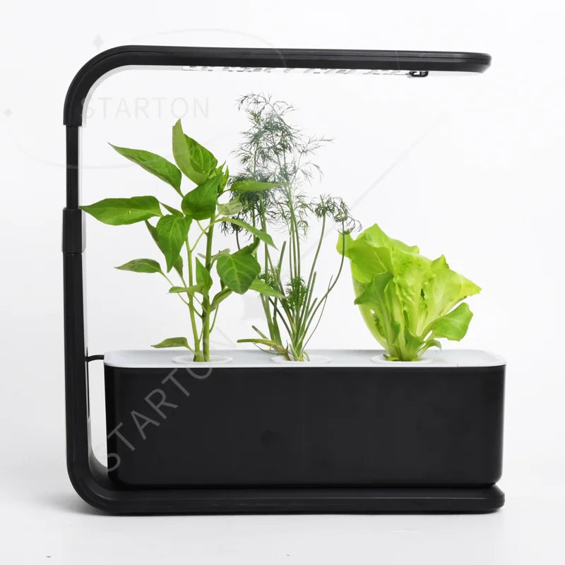 Garden Indoor Home Led Grow Light Smart Planter Pot Kits Herb Self Watering aero Pots Hydroponic Growing Systems