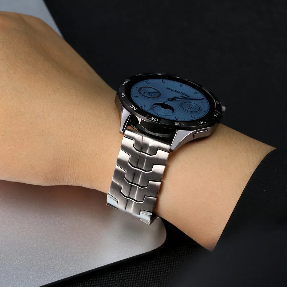22mm Metal Bracelet For Huawei Watch GT5/5 Pro GT4 GT3 GT2 46mm Stianless Steel Strap Correa For Huawei Watch 4/3 Pro Wrist Band