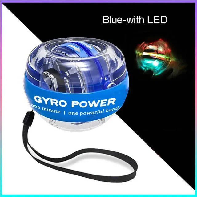 LED Gyroscopic Power Wrist Ball Self-starting Gyro Ball Gyroball Arm Hand Muscle Force Trainer Exercise Strengthener