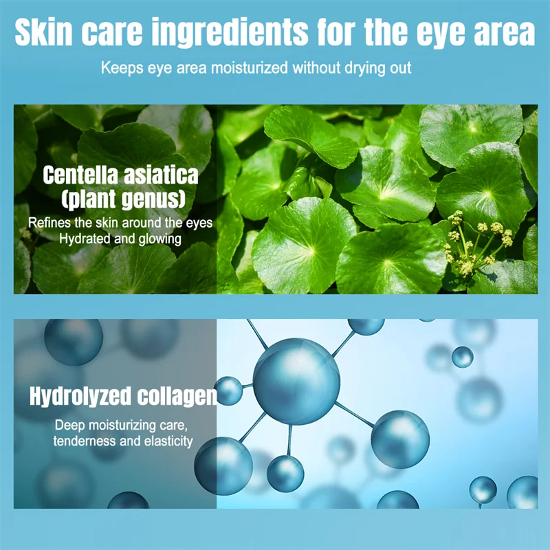 VEZE Eye Serum Firming Eye Cream Anti Dark Circles Hyaluronic Acid Hydration Nourishing Fade Line Eye Skincare