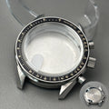 39.7mm VK63 case moon metal case chronograph case bezel,VK63 Business watch sealed back moon watch mission moon mod