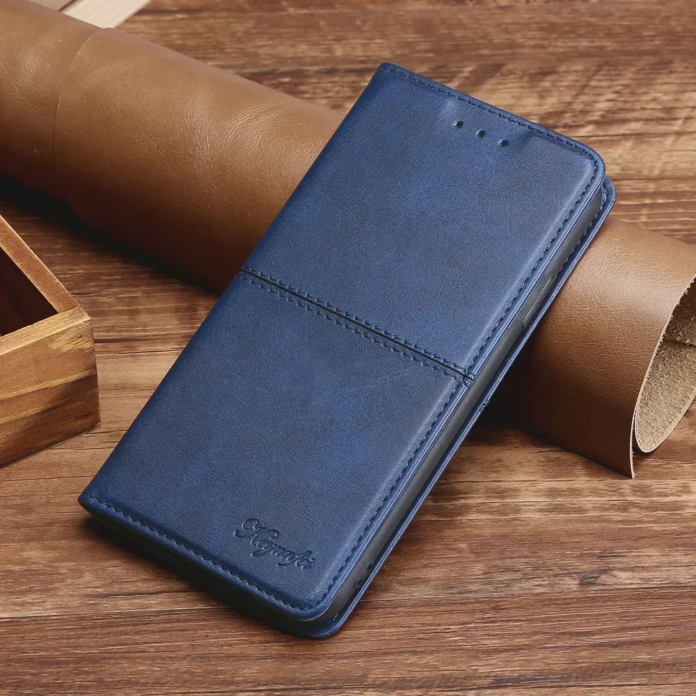 Luxury Magnetic Leather Flip Mobile Phone Case for Motorola Edge 50S 50 Pro 50 Fusion Edge 5G 2024 Protect Cover Coque