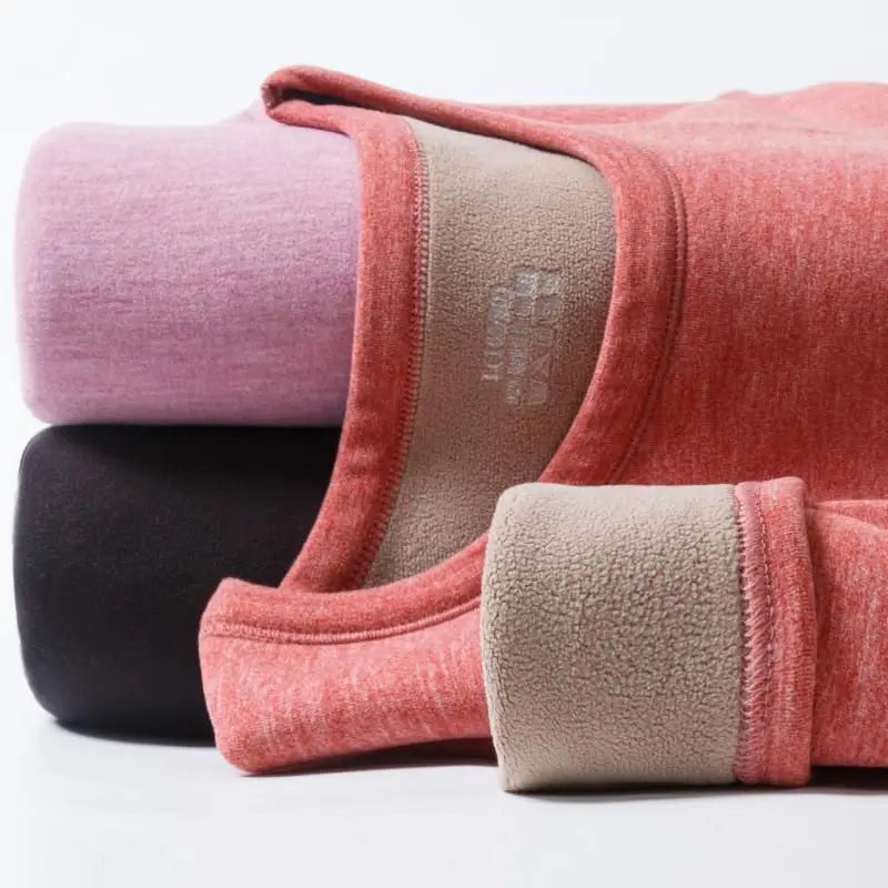 Winter Thermal Underwear Set Men Women Thickened Keep Warm for Cold Weather Long Sleeve Thermos Underwear Bottoming Top Pants