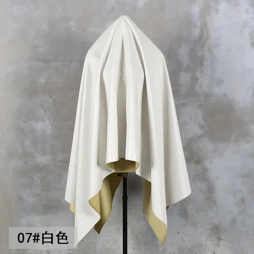 PU Soft Leather Fabric Artificial Leather Waterproof Micro Elastic Clothing Bag Designer Cloth Apparel Diy Sewing