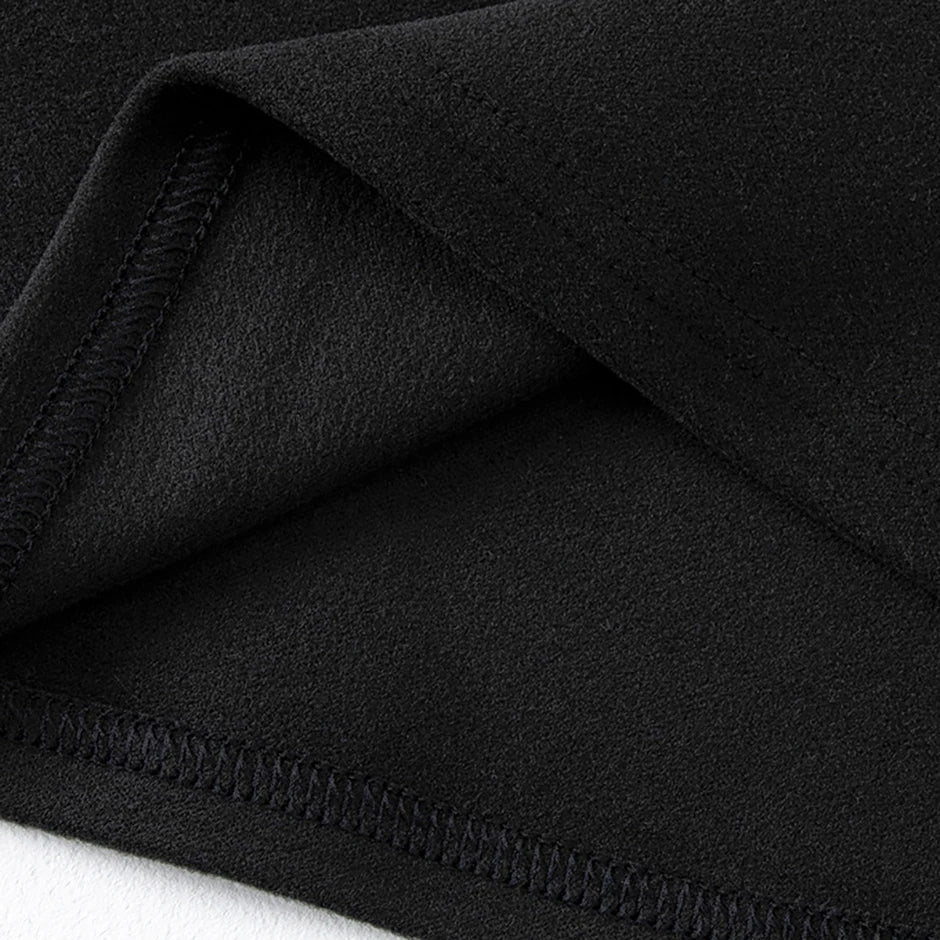2-piece Men's Autumn And Winter Solid Color Casual V-neck Basic Warm Underwear Set Comfortable Sports And Fitness Base Shirt