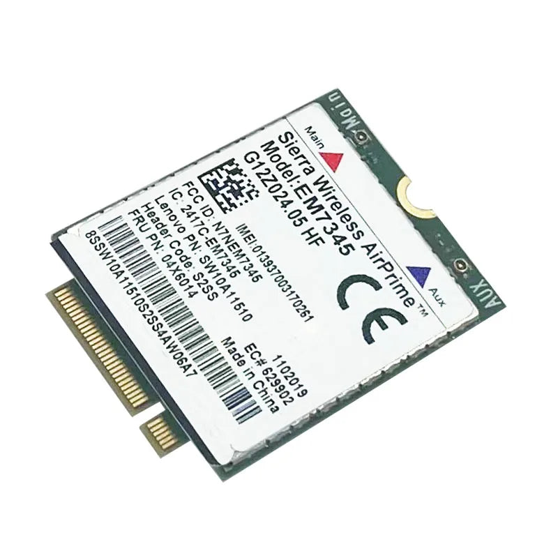 WDXUN for EM7345 4G LTE Mobile Broadband 4G CARD WWAN EM7345 Module 04X601904X6014 For X240 T440 T440P X250 T450 LTE 4G