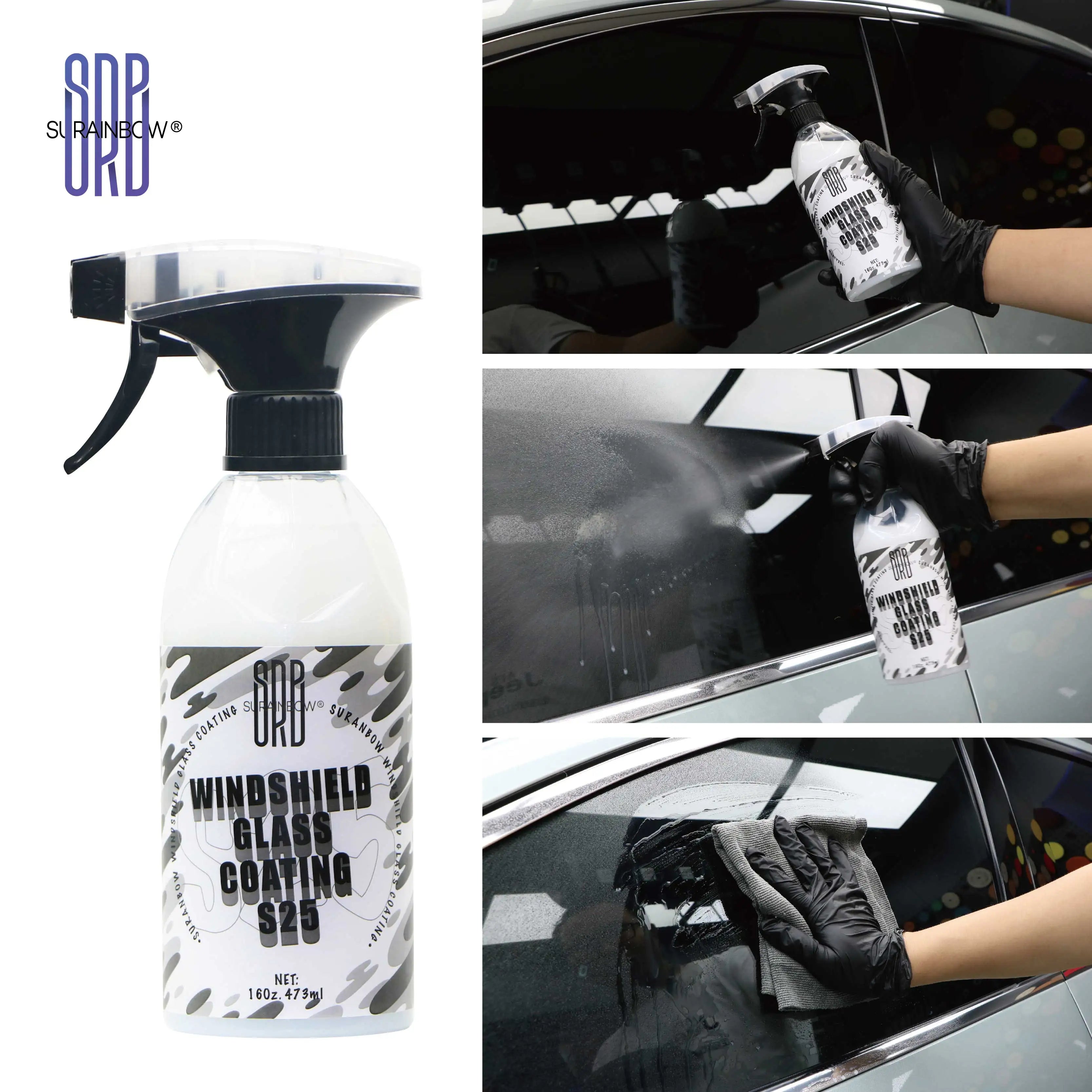 Glass Coating,Hydrophobic Automotive Rain Repellent,Glass Coating for Windshield,Improved Visibility and Clarity for Wet Weather